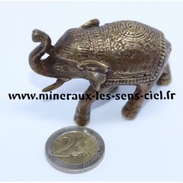 Elephant en Bronze Antique doré