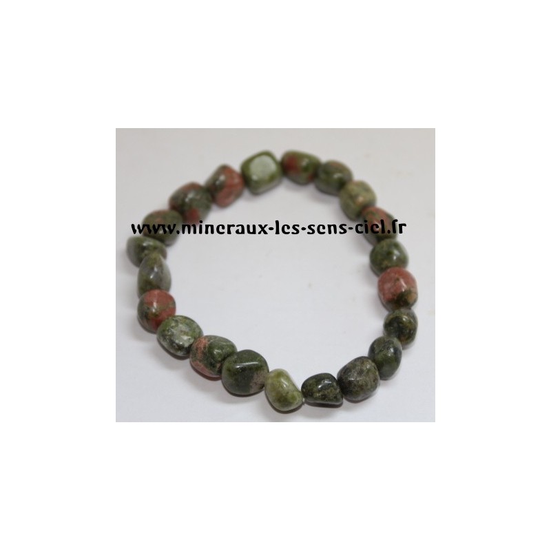 Bracelet Nuggets Unakite