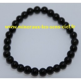 Bracelet Boules 6mm Obsidienne Oeil Céleste