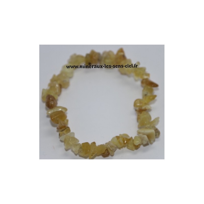 Bracelet Baroque Opale jaune