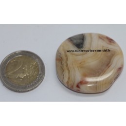 Agate Crazy Lace galet pierre roulée