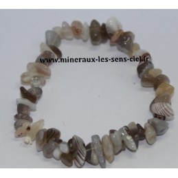 Bracelet Baroque Agate de Botswana