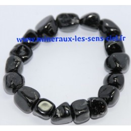 Bracelet Nuggets Tourmaline Noire