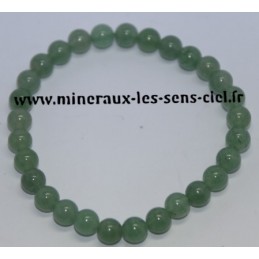 Bracelet Boules 6mm Aventurine Verte