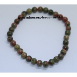 Bracelet Boules 6mm Unakite