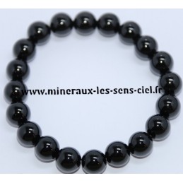 Bracelet Boules 10mm Onyx Noir
