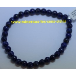 Bracelet Boules 6mm Lapis Lazuli