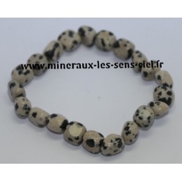 Bracelet Nuggets Jaspe Dalmatien