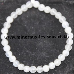 Bracelet Boules 6mm Pierre de Lune