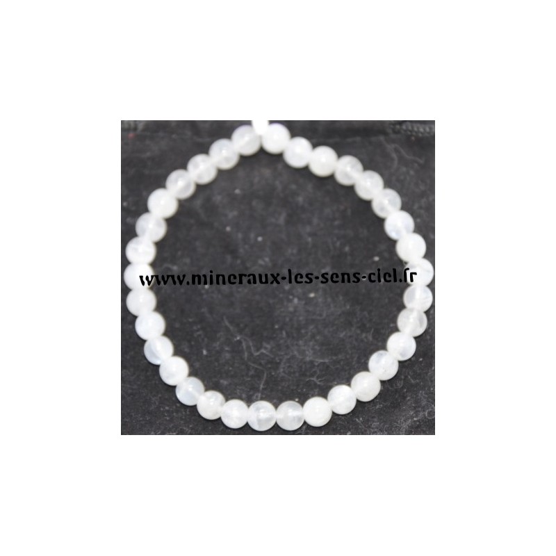 Bracelet Boules 6mm Pierre de Lune