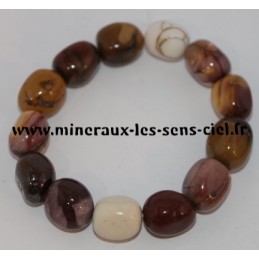 Bracelet Nuggets Mokaite env. 12 x 16 mm