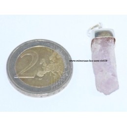 Pendentif Kunzite sur Argent