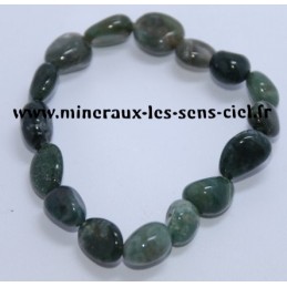 Bracelet Nuggets Agate Mousse