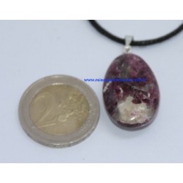 Pendentif Goutte Rubellite