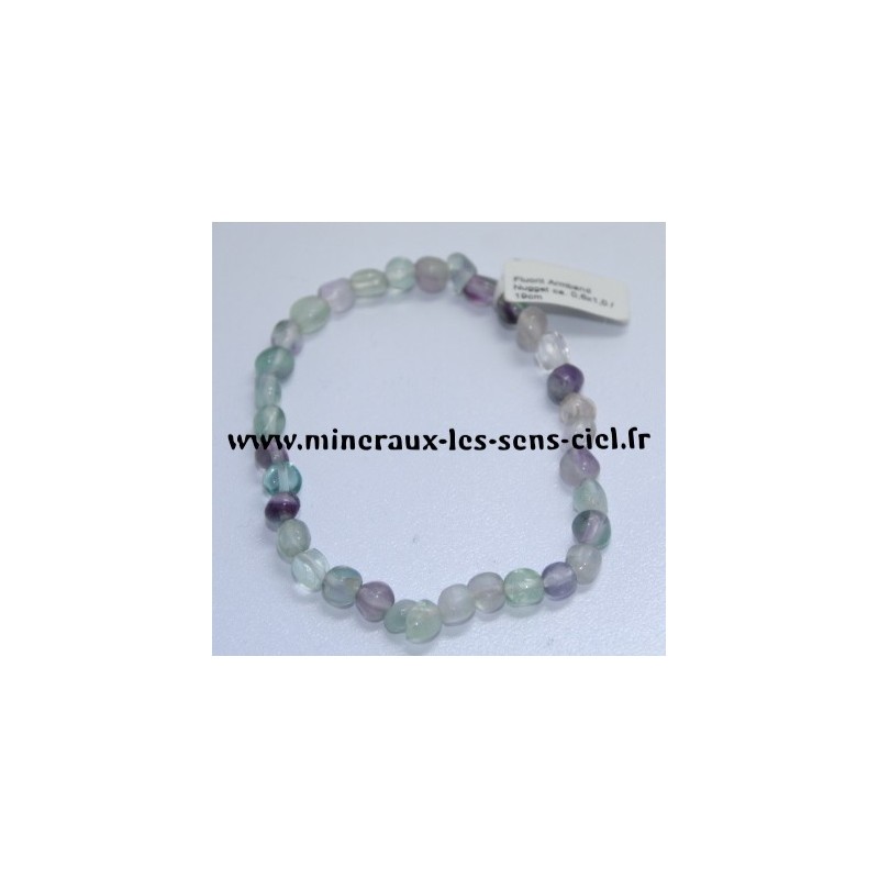 Bracelet Nuggets Fluorite