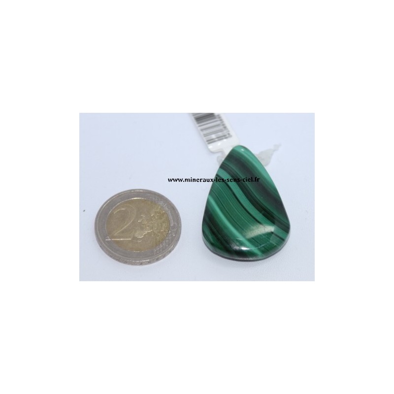 Pendentif Cabochon Malachite