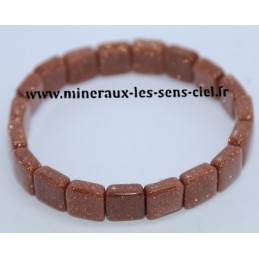 Bracelet Square Pierre d'Or de Synthèse