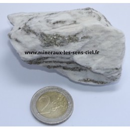 Pyrite sur Dolomite