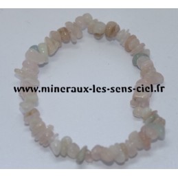 Bracelet Baroque Morganite (Béryl)