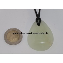 Pendentif Chips Jade Vert