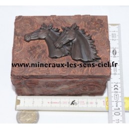 Coffret en Résine Tête de Cheval