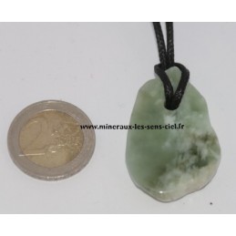 Pendentif Plaque Jade Vert