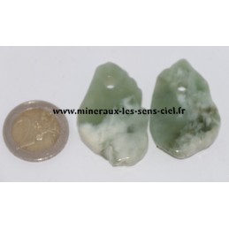 Pendentif Plaque Jade Vert