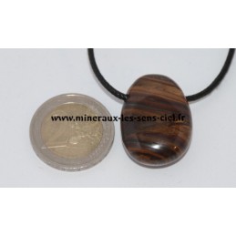 Pendentif Goutte Fer de Tigre