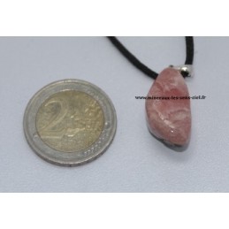 Pendentif Rhodochrosite pierre roulée