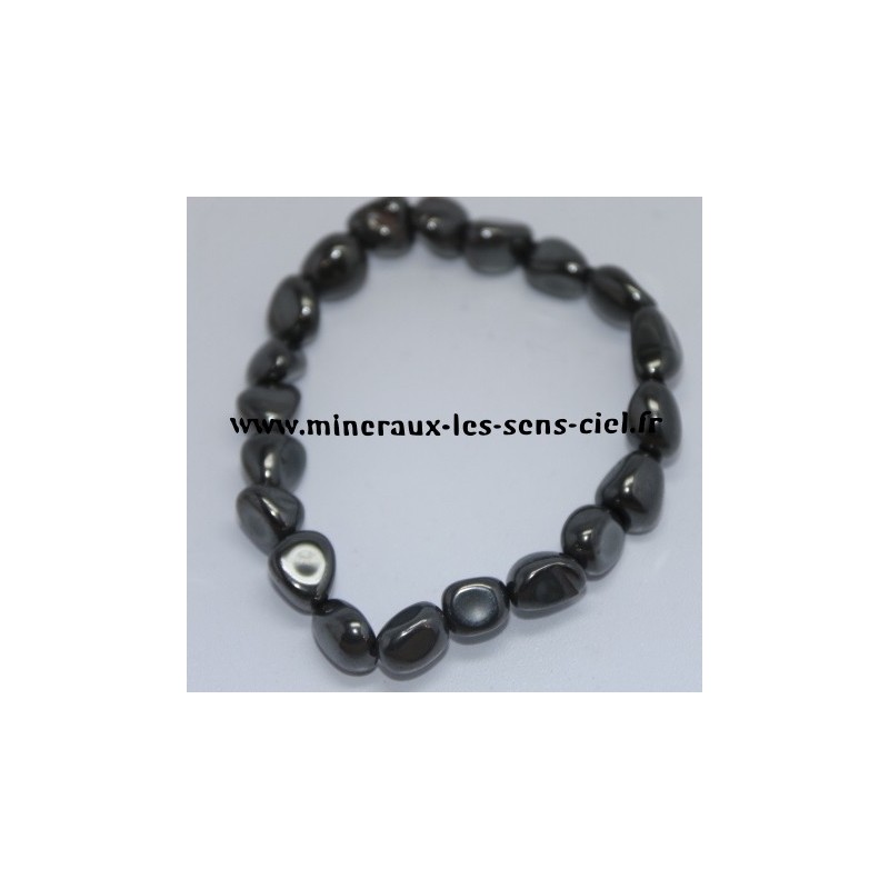 Bracelet Nuggets Hématite