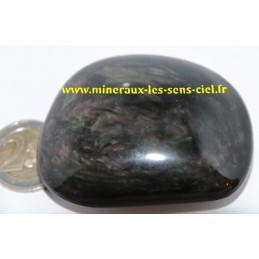 Obsidienne Mentogochol Galet Pierre Roulée ( 92grs )