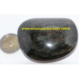 Obsidienne Mentogochol Galet Pierre Roulée ( 92grs )