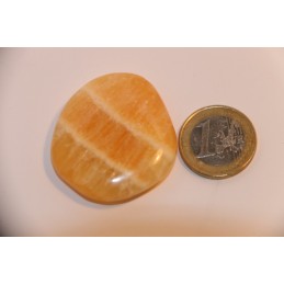 Calcite Orange galet pierre roulée