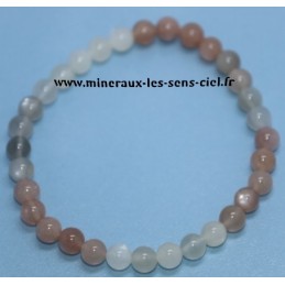 Bracelet Boules 6mm Pierre de Lune