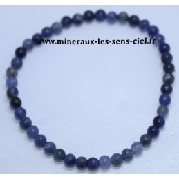 Bracelet Boules 4mm Sodalite