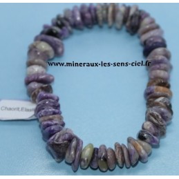 Bracelet Baroque Charoite poli