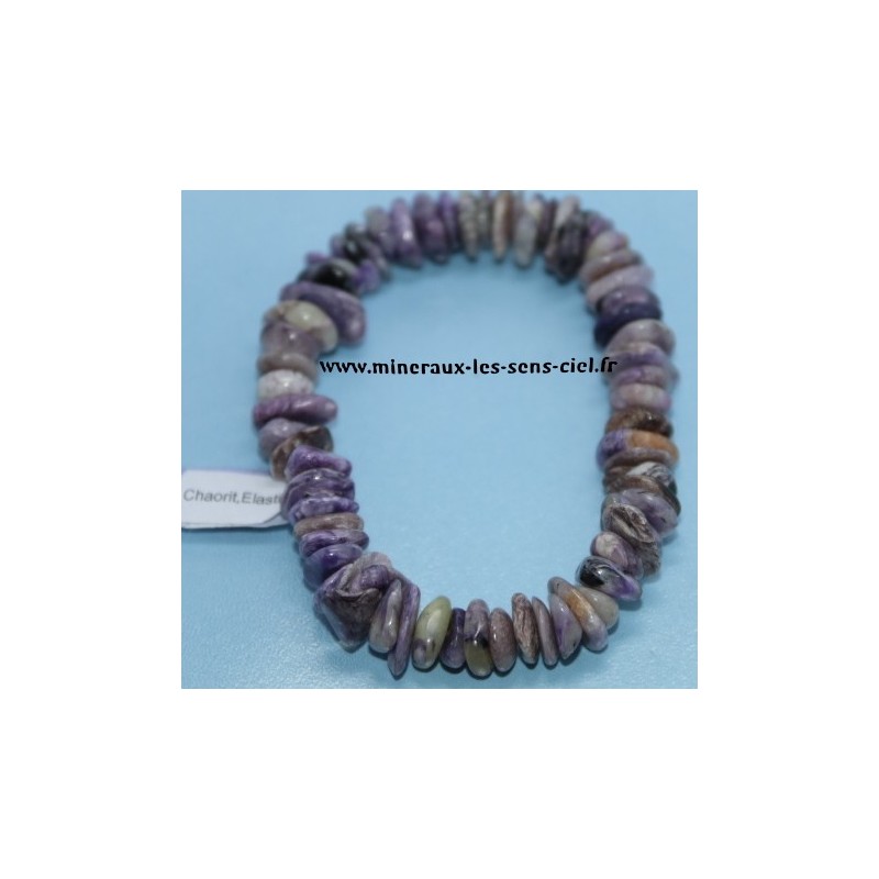 Bracelet Baroque Charoite poli