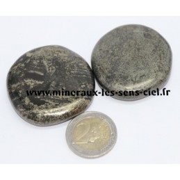 Pyrite galet pierre roulée