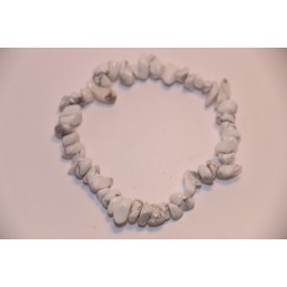 bracelet Baroque Howlite blanche