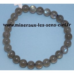 Bracelet Boules 8mm Labradorite