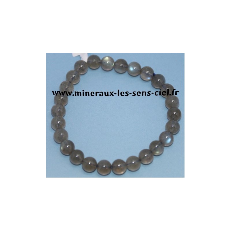 Bracelet Boules 8mm Labradorite