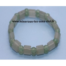 Bracelet Plaquette Aventurine Verte