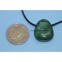 Pendentif goutte Fuchsite