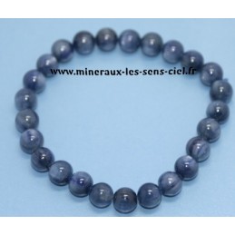 Bracelet Boules 8mm Disthene Cyanite