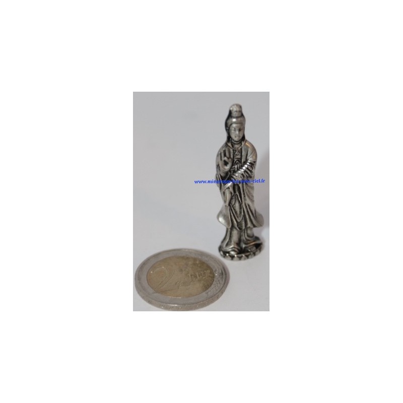 Kwan Yin en étain