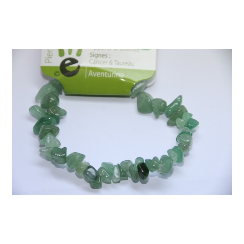 Bracelet Baroque Aventurine verte