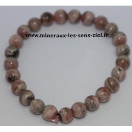 Bracelet Boules 8mm Rhodochrosite