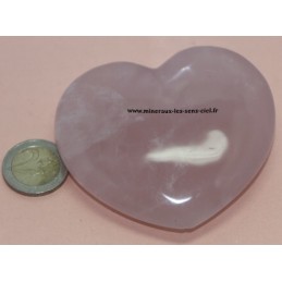 Coeur en Quartz Rose 150/160gr