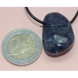 Pendentif goutte Iolite