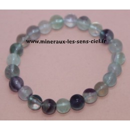 Bracelet Boules 8mm Fluorite